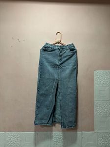 Denim Maxi Skirt