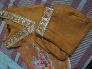 Yellow Kurta Set with Dupatta