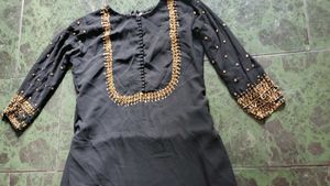 Elegant Black Kurta