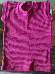 Ribbed Sleeveless Pink