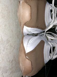 Stylish White &amp; brown shoes 😉