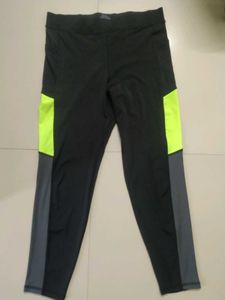Black & Neon Gym Tights