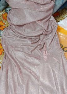 Sparkling Ruched Maxi Dress