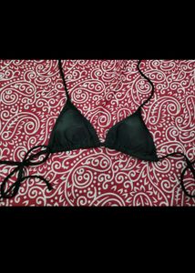 Black Triangle Bikini Top