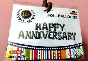 Happy Anniversary Foil Balloons