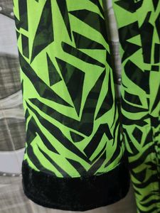 Green &amp; Black Print Kurta Set