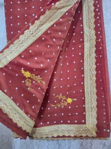 Elegant Polka Dot Saree