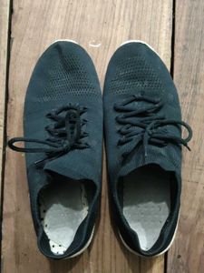 Black Knit Sneakers