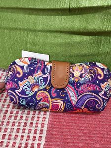 Vibrant Paisley Print Glasses Case