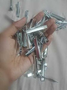 Silver Hair Clips - Lot