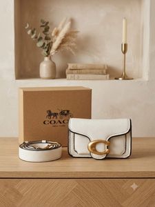 Coach Pink Pebble Leather Crossbody Bag