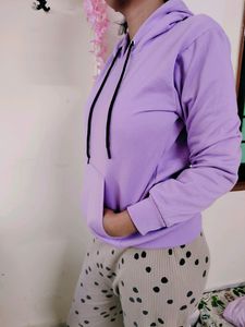 Cute Lavender/ Purple Hoodie/Sweatshirt/Top