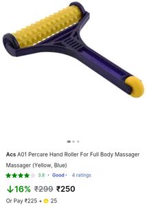 Percare Hand Roller For Full Body Massager