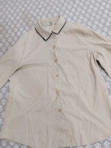 Stylish Shirt with collar Thread work ✨