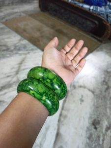 Rare Jaipur Marble-Finish Bangles+FREE Gift 🎁