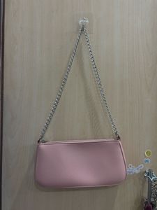 Miniso Upcyceled Pink Y2k Studded Shoulder Bag