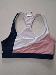 M Shein Colorblock Sports Bra