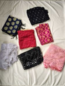 7 Beautiful Dupattas Combo