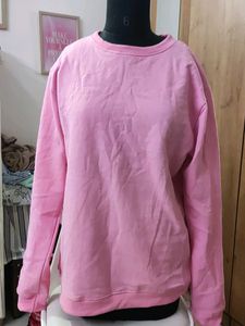 Pink Pullover Sweatshirt