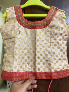 Organza Silk Pavadai Set For Girls