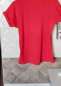 Juicy Couture Red Graphic T-Shirt xxl
