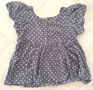 Cute Polka Dot Tunic Top