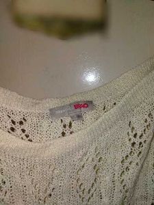 White Knit Tank Top