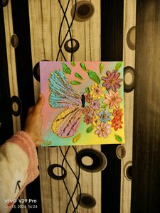 Textured Butterfly Art 🦋🌸