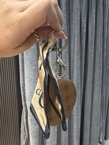 Monogram Round Keychain