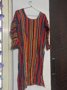 Striped Colorful Kurta