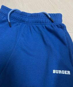 Burger Bae Blue Athletic Shorts