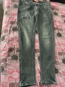 Stylish Grey Denim Jeans