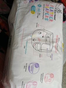 R for Rabbit Feather Diapers XL