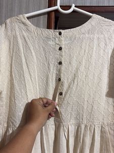 Tiered Cotton Midi Dress