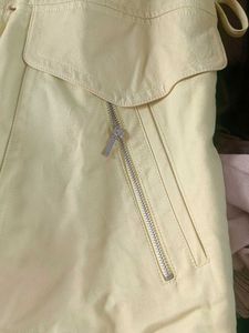 Vintage Yellow Trench Coat