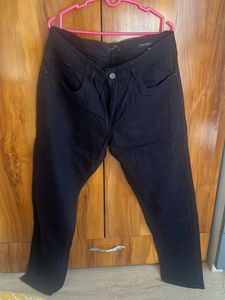 ketch Black cotton trouser-34