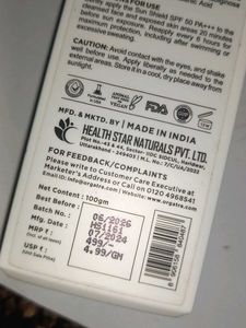 Orgatre Sun Shield SPF 50PA+++