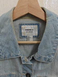 Light Wash Denim Vest