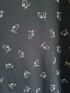 Chic Black Printed Sleeveless Dress