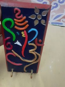 Lippan Art Ganesha 2 Key Holder