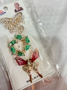 Set of 3 Cute Brooches