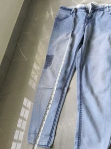 Light Wash Distressed Jeans
