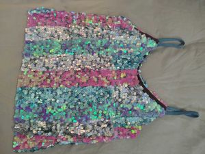 Sparkly Sequin Camisole Top