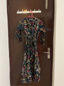 Floral Print Midi Dress