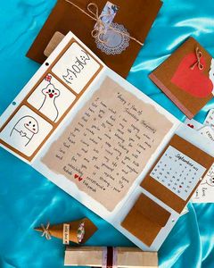 Handmade "Happy Friendsary" Card Set