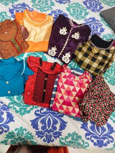 Ethnic Kurtis set of 8