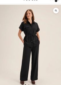 Stylish Black Short Sleeve Top