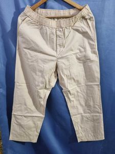 uniqlo Casual Beige Cotton Pants