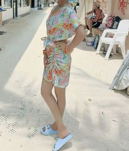 Floral Print Mini Dress