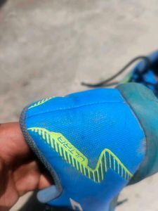 Puma Blue Green Soccer Cleats